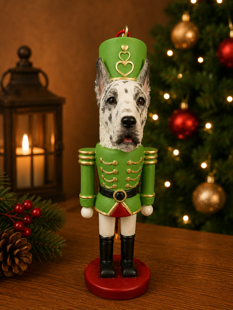 Harlequin Dane Soldier ornament