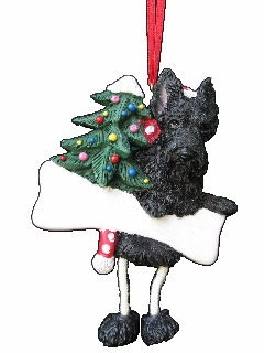 Scottie Dangling Dog Ornament