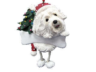 Havanese, Dangling Dog Ornament