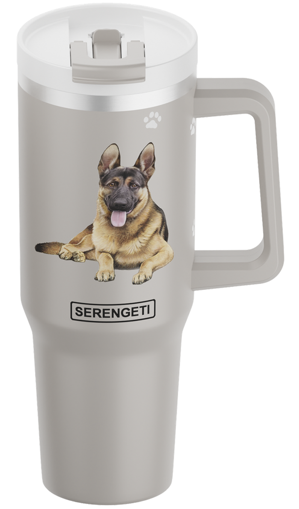 German Shepherd Mug, 40 ounce