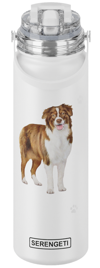 Australian Shepherd water bottle