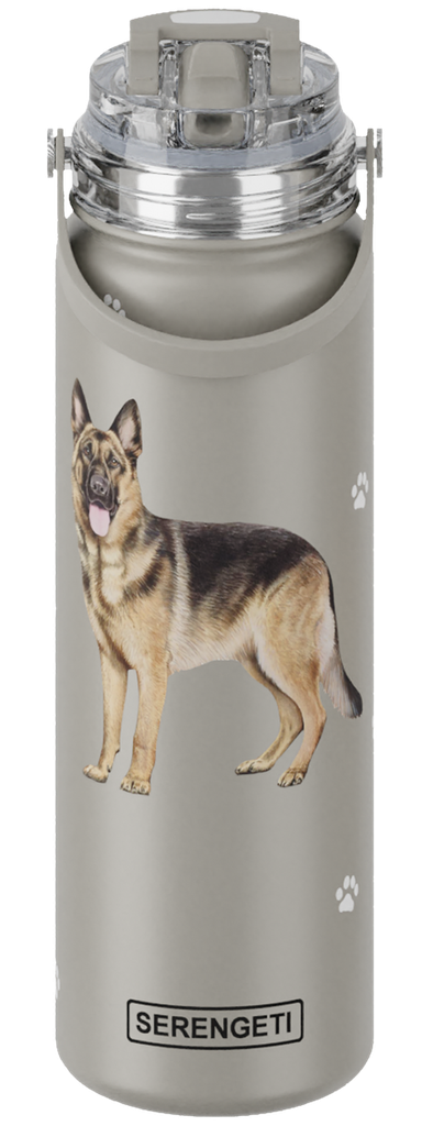 German Shepherd water bottle