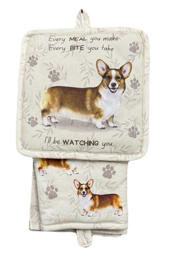 Welsh Corgi - 3 Piece Kitchen Set