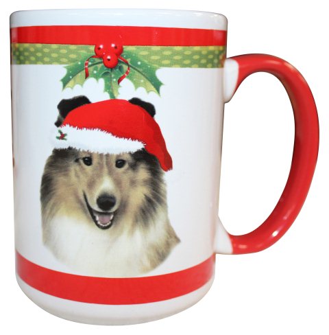 Sheltie Closeout Christmas Mug