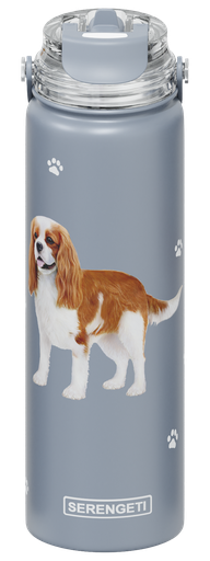 [420-18] King Charles Cavalier water bottle