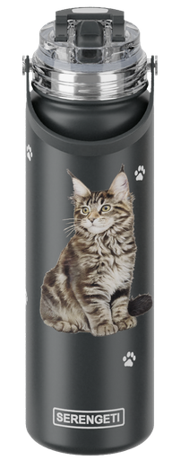 [421-6] Maine Coon water bottle