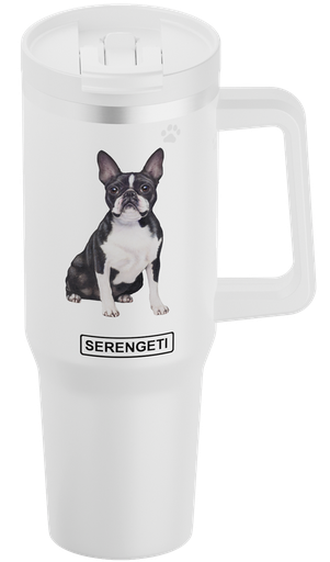 [782-76] Boston Terrier Mug, 40 ounce