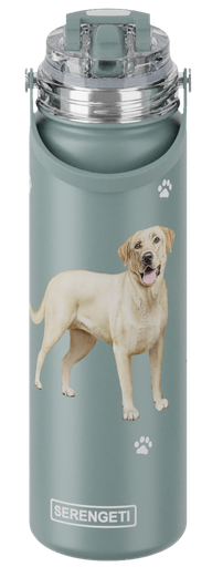 [420-20] Lab, yellow water bottle