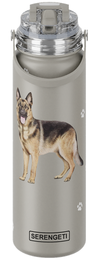 [420-75] German Shepherd water bottle