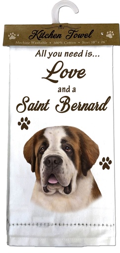 [700-50] Saint Bernard Kitchen Towel