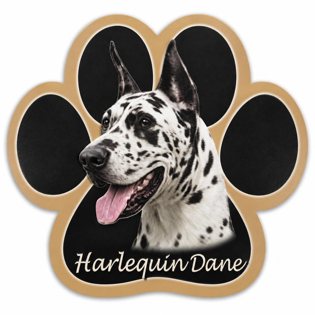Harlequin Dane Dog  mousepad