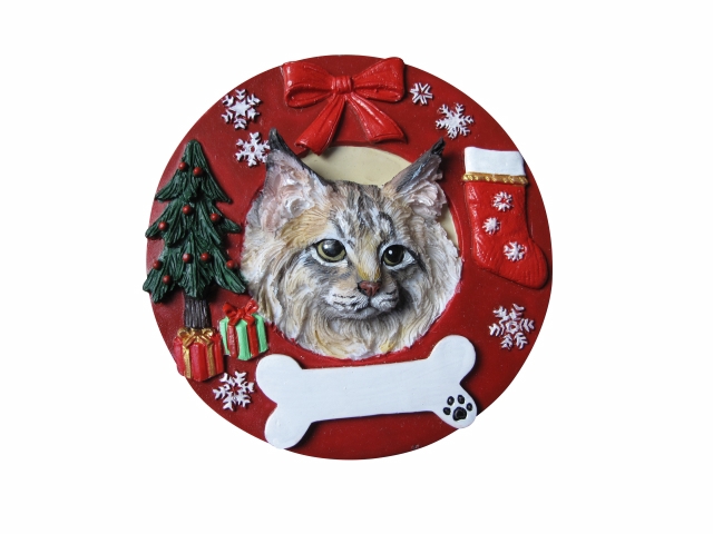 Maine Coon Cat Circle- Shaped Ornament