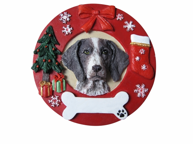 German Shorthaired Pointer Circle-Shaped Ornament