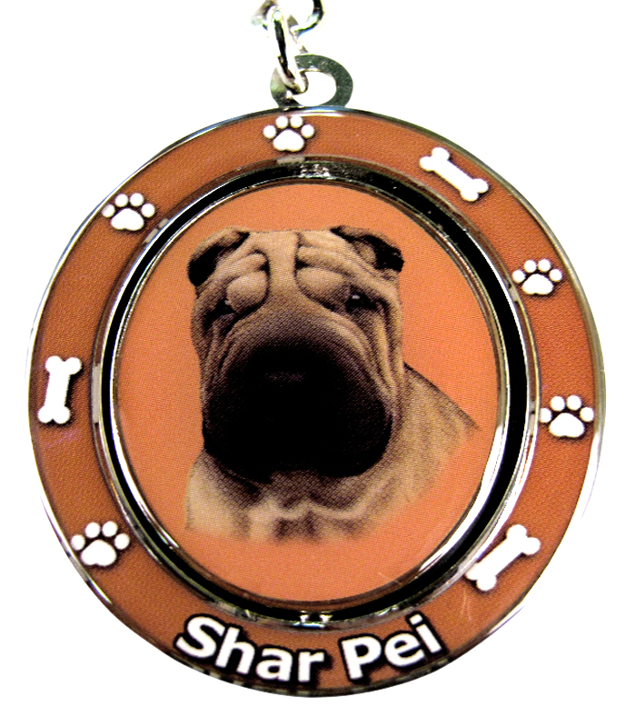 Sharpei Keychain