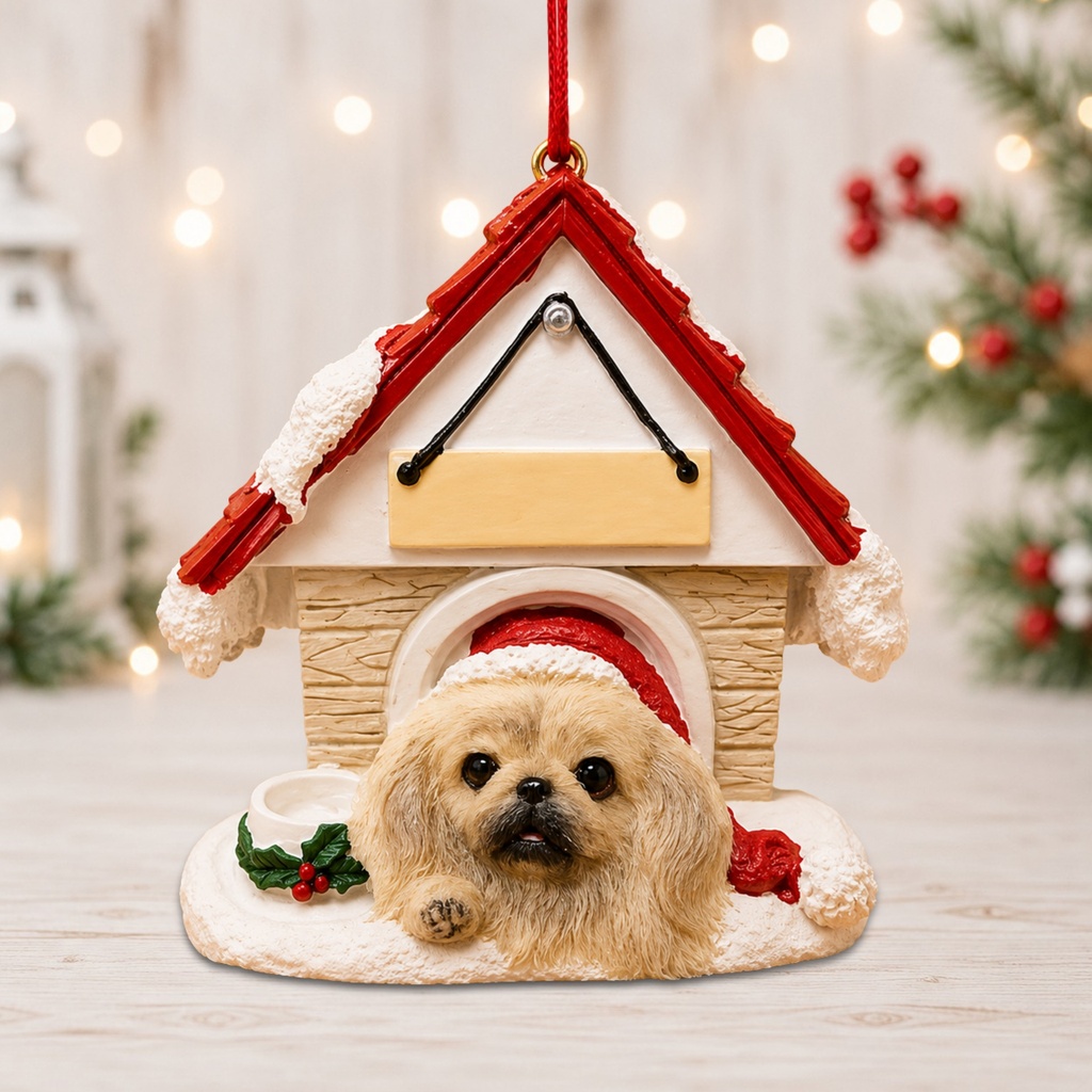 Pekingese, Doghouse Ornament