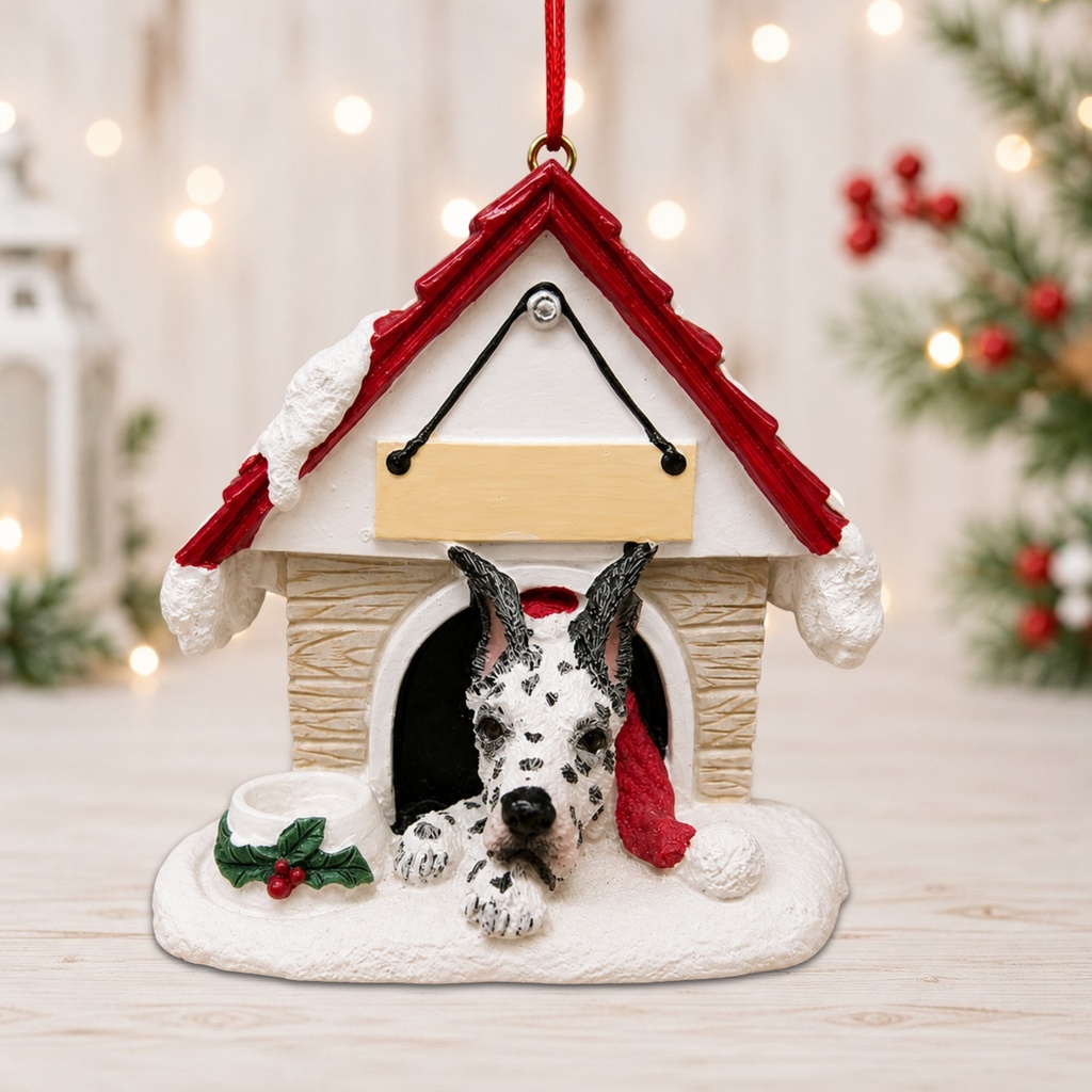 Harlequin Dane, Doghouse ornament