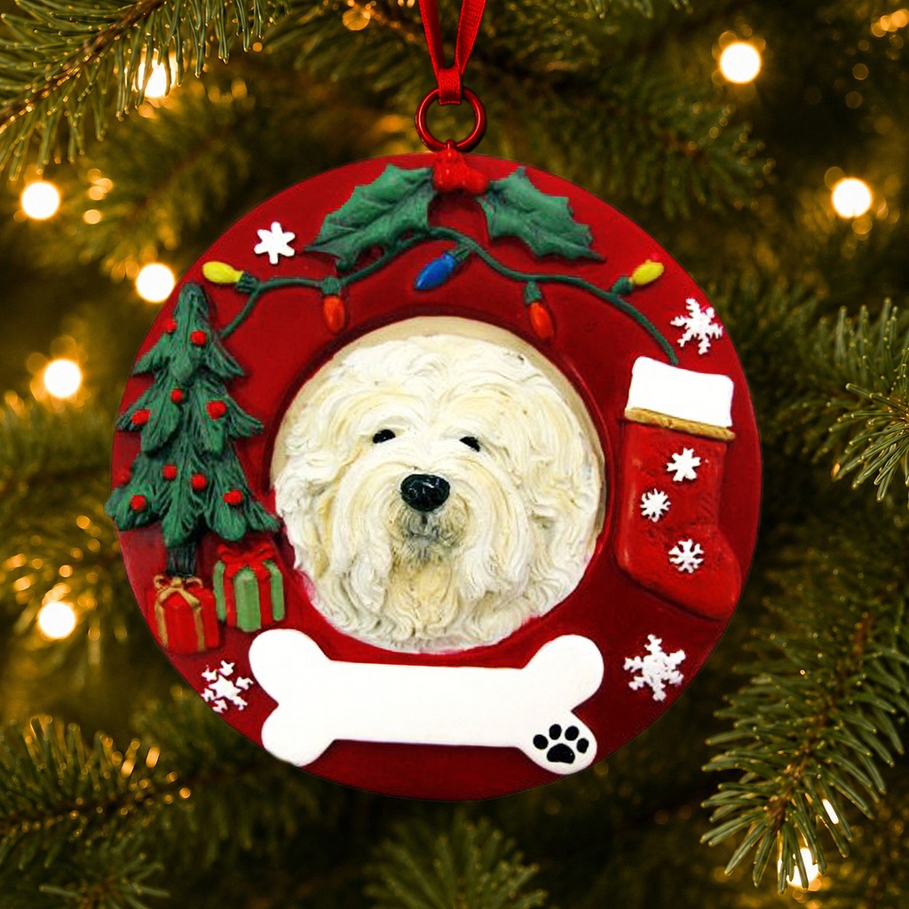 Lhasa Apso  Circle-Shaped Ornaments