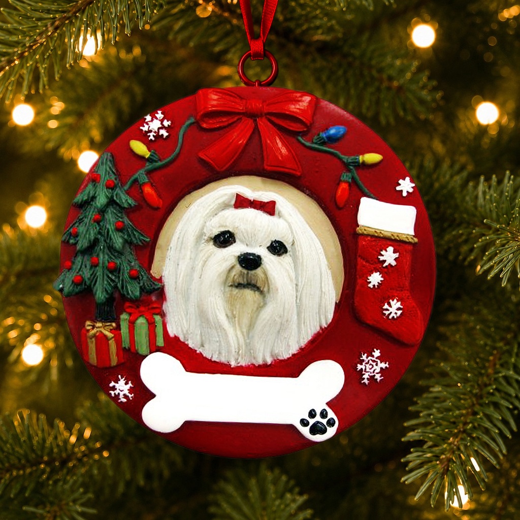 Maltese  Circle-Shaped Ornaments