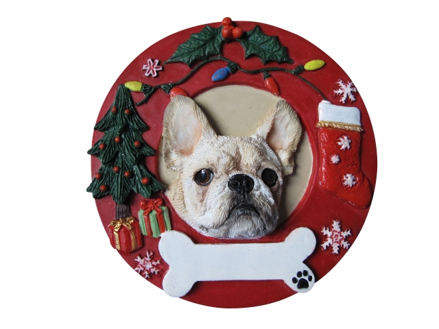French Bulldog  Circle-Shaped Ornaments