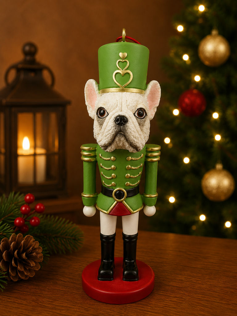 French Bulldog, Soldier Ornament
