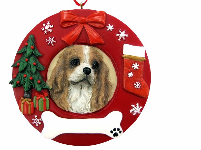 King Charles Cavalier  Circle-Shaped Ornaments