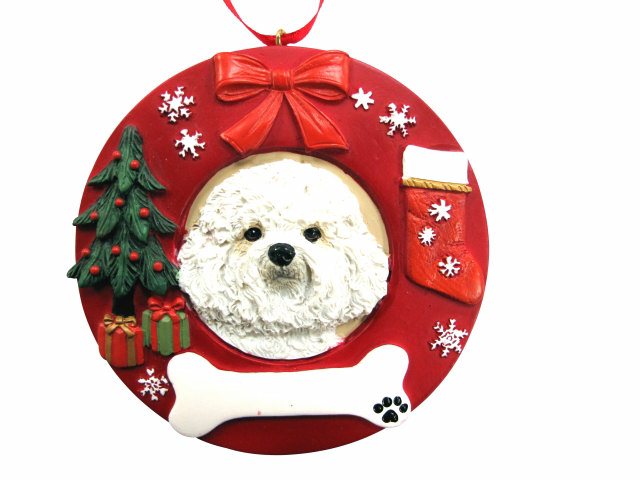 Bichon Frise  Circle-Shaped Ornaments