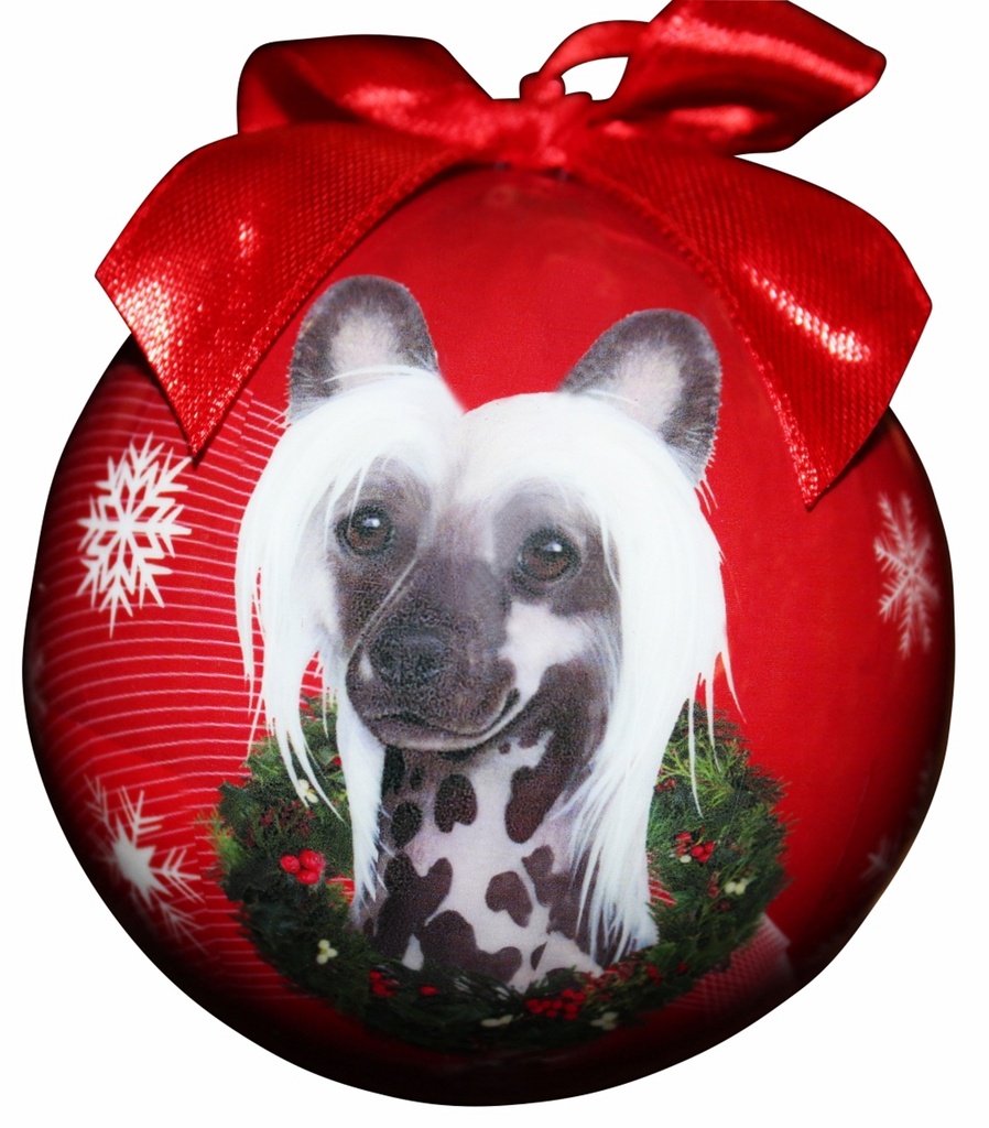 Chinese Crested Ornaments, Christmas Ball