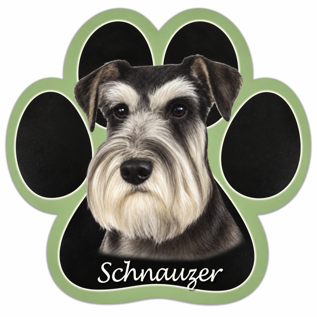 Schnauzer, uncropped  mousepad