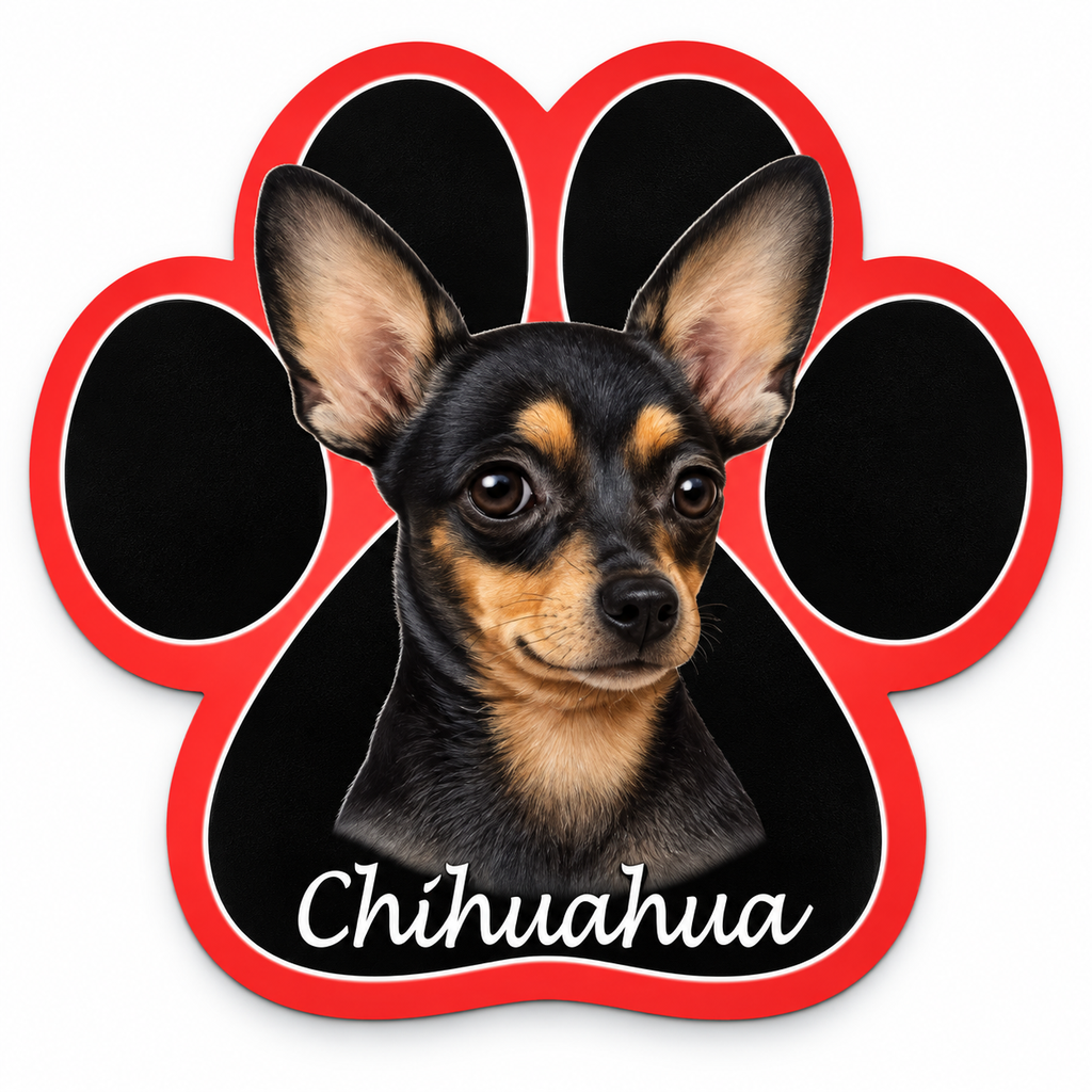 Chihuahua, black  mousepad