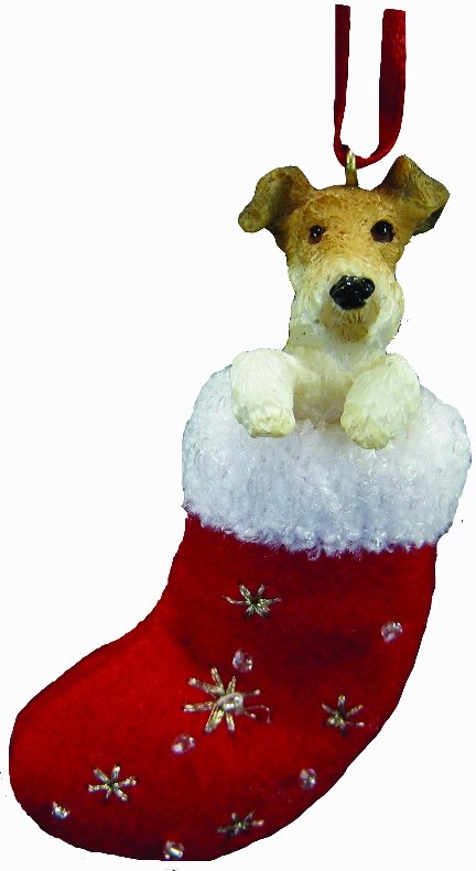 Wire Fox Terrier ornament