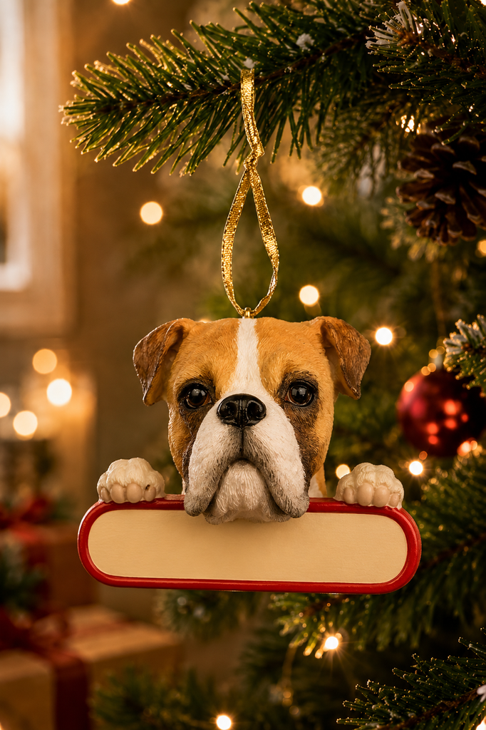 Boxer ornament