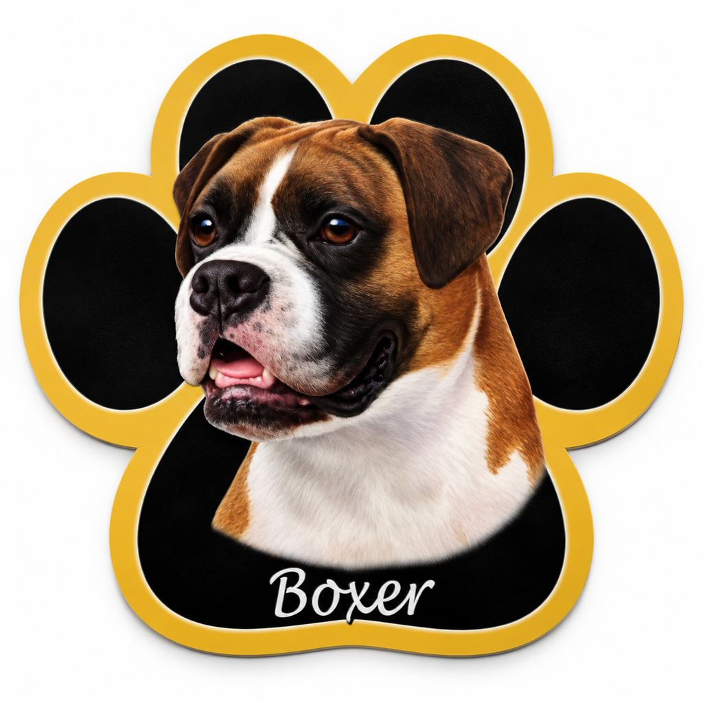 Boxer, Uncropped mousepad