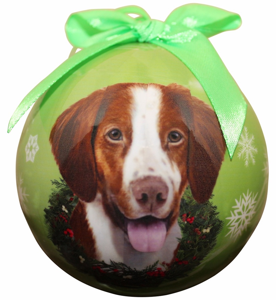 Brittany Spaniel  Ornaments, Christmas Ball