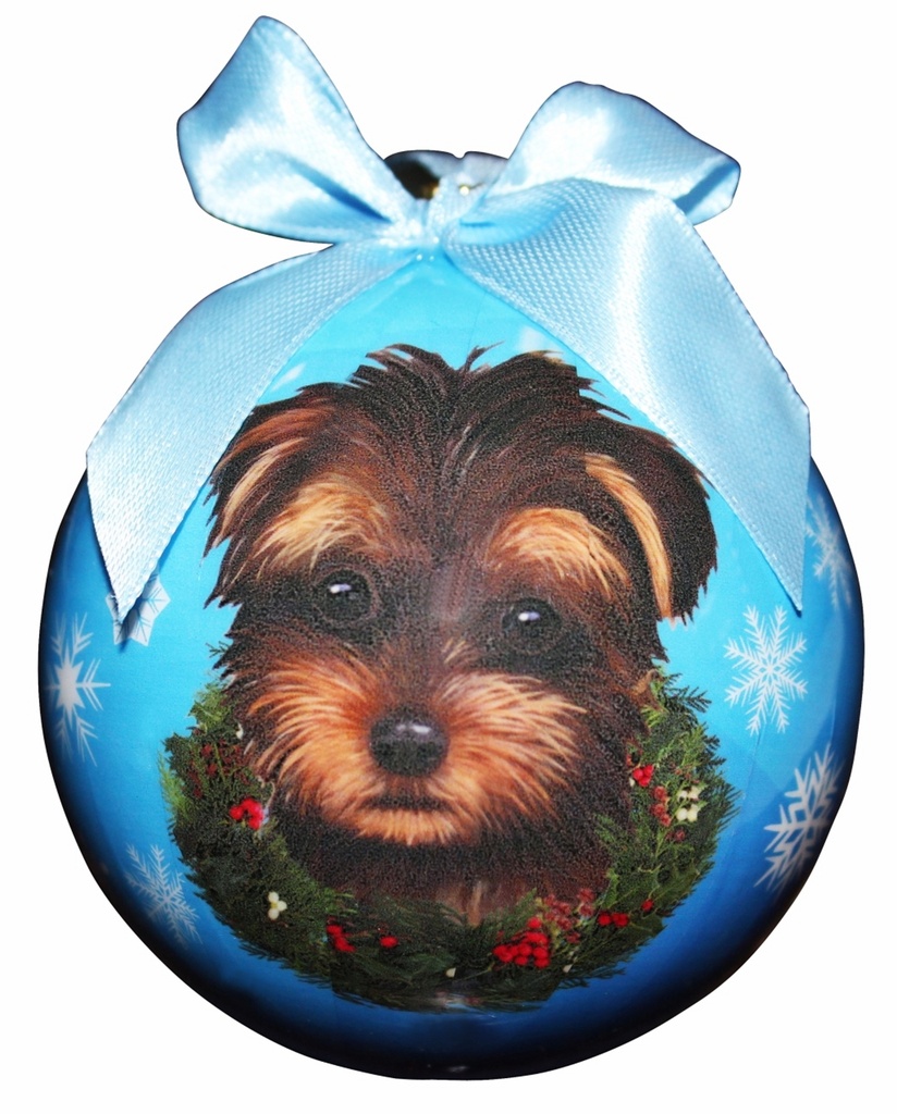 Yorkipoo Ornaments, Christmas Ball