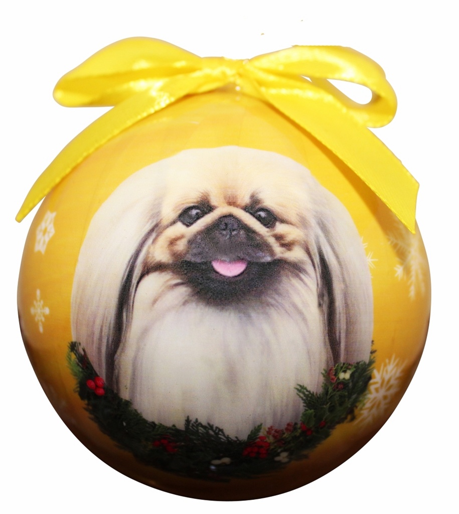 Pekingese  Ornaments, Christmas Ball