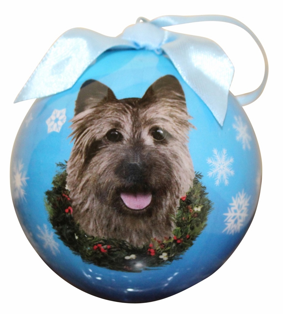 Cairn Terrier Ornaments, Christmas Ball