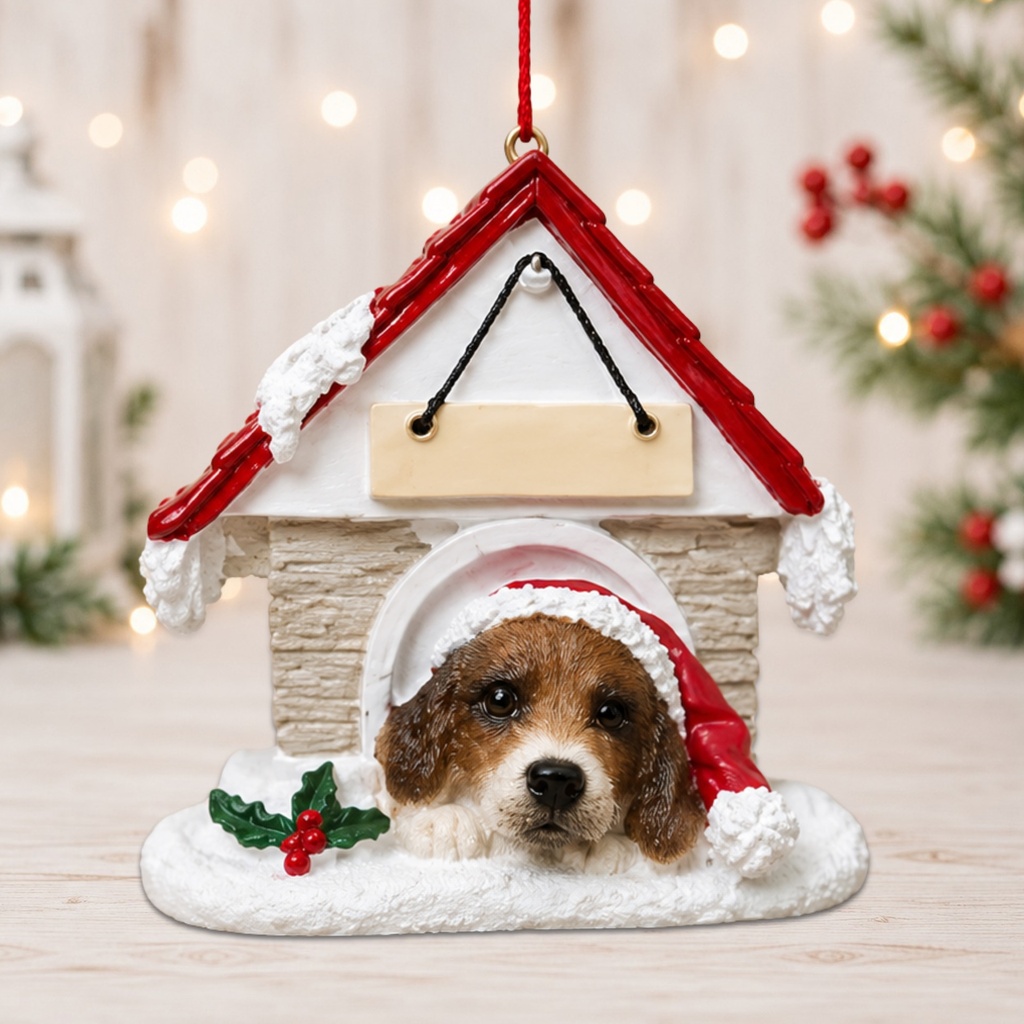 Beagle Doghouse ornament