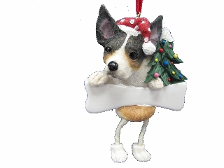 Rat Terrier, Dangling Dog Ornament