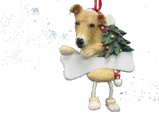 Greyhound, Dangling Dog Ornament