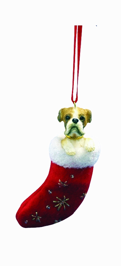 Boxer, uncropped ornament