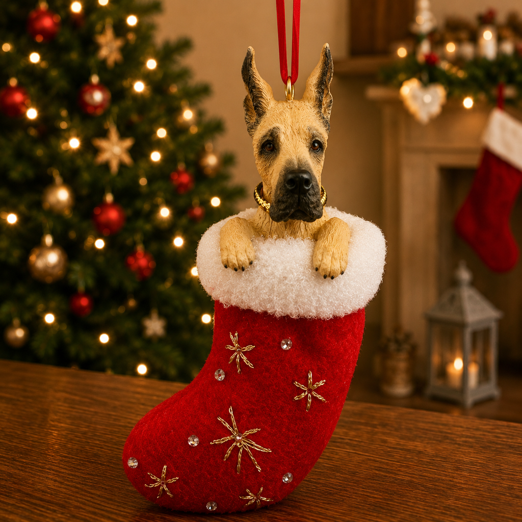 Santa's Little Pals, Great Dane ornament