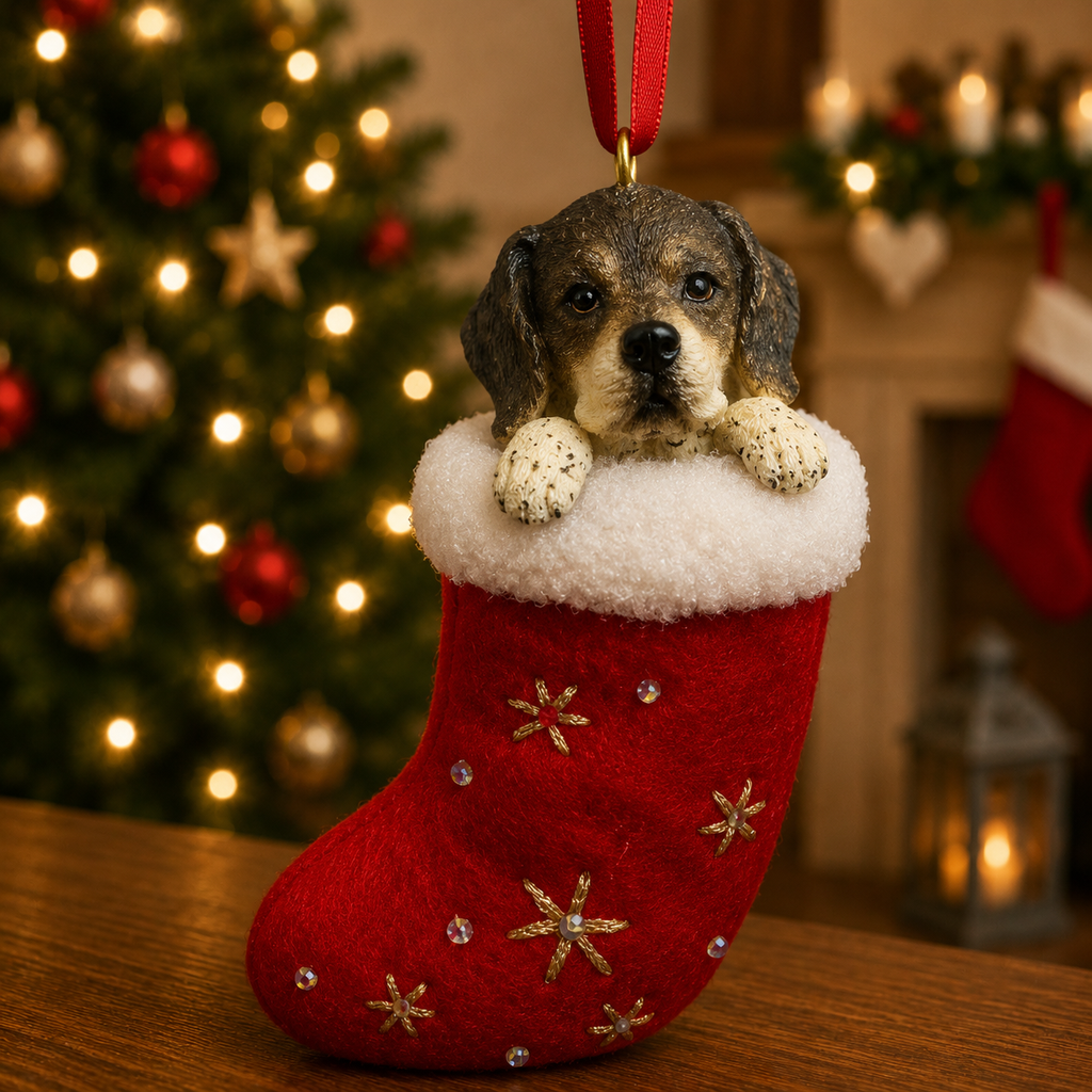 Santa's Little Pals, German Shorthaired Pointer ornament