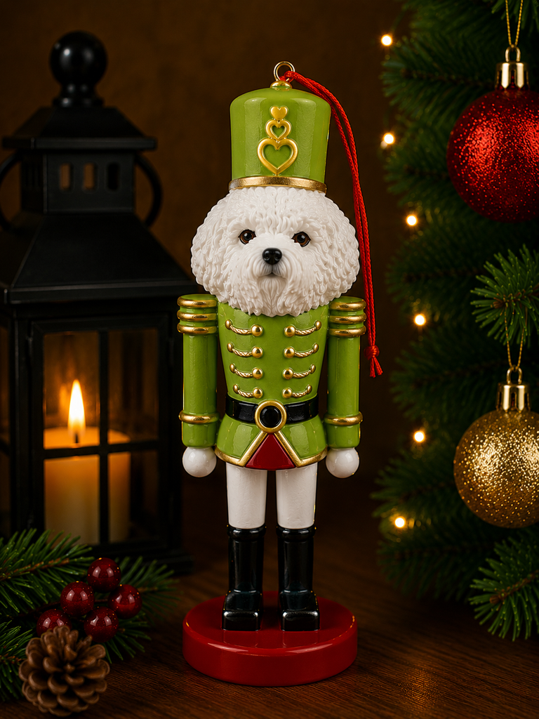 Bichon Frise Soldier ornament