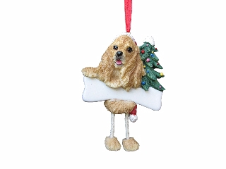 Cocker Spaniel, Dangling Dog Ornament