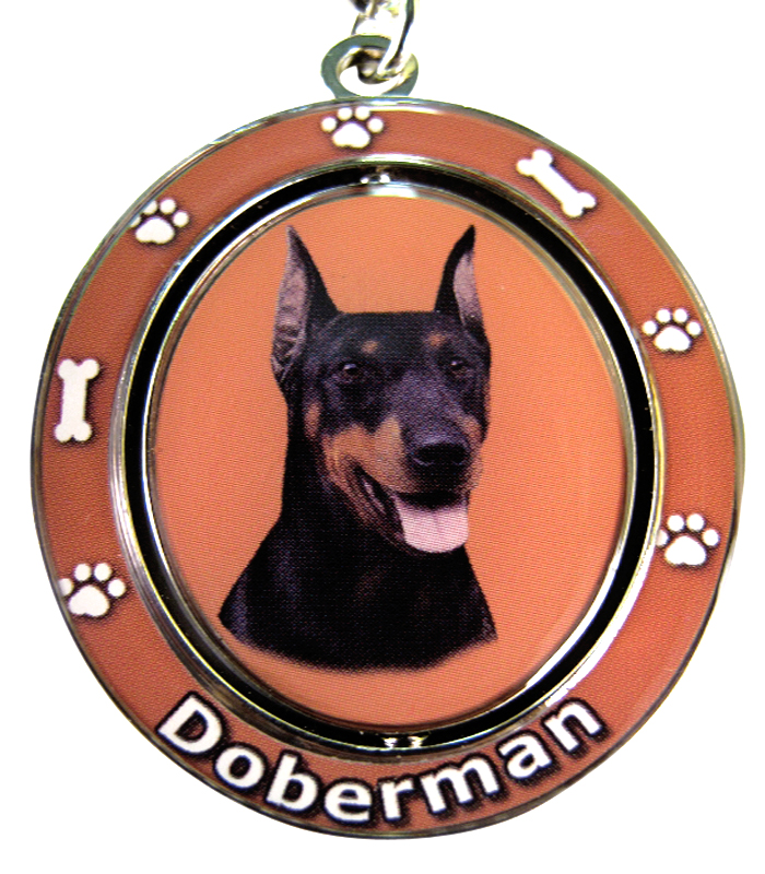 Doberman Keychain