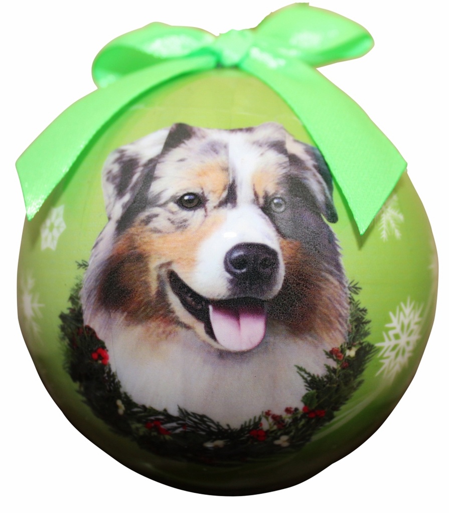 Australian Shepherd Ornaments, Christmas Ball