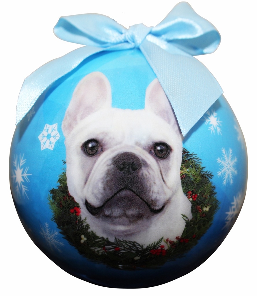 French Bulldog Ornament, Christmas Ball