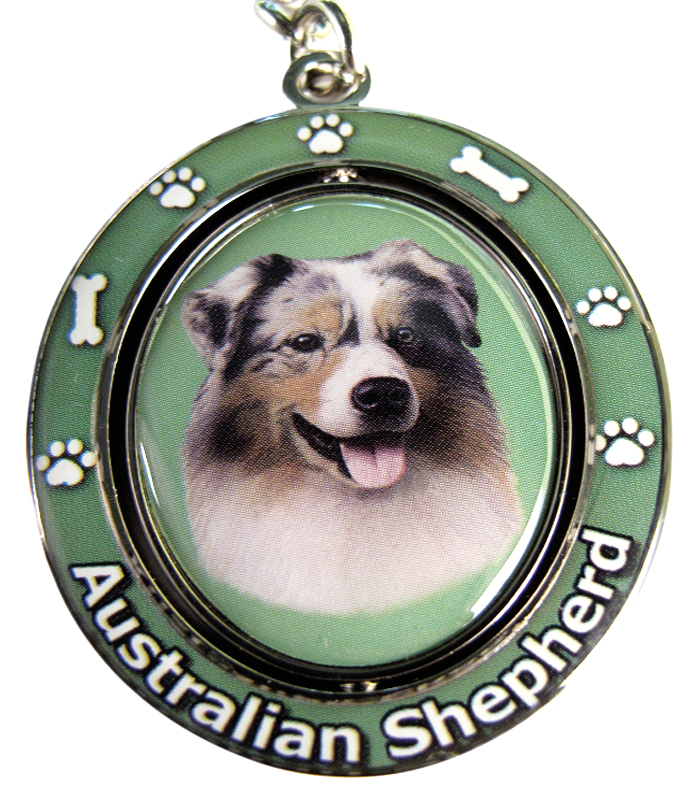 Australian Shepherd Keychain