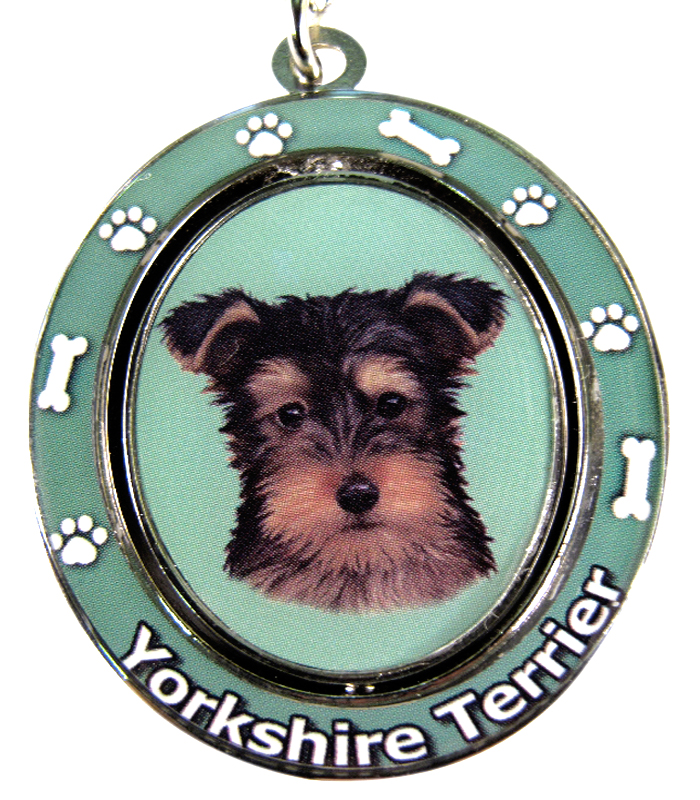 Yorkie, Puppy Cut Keychain