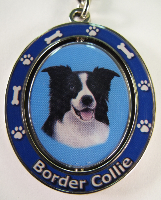 Border Collie Keychain